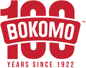 Bokomo 100 years logo