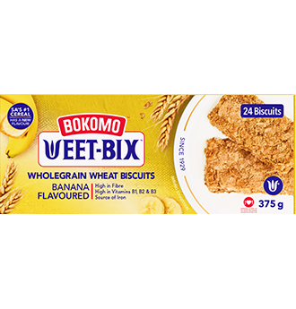 Weet-bix Banana Flavoured Wholegrain Wheat Biscuits preview image